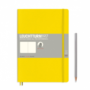 NOTATNIK LEUCHTTURM1917 COMPOSITION (B5) MIĘKKA OPRAWA CYTRYNOWY GŁADKI