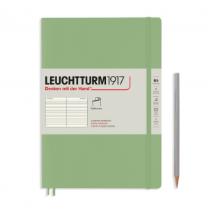 NOTATNIK LEUCHTTURM1917 COMPOSITION (B5) MIĘKKA OPRAWA SAGE W LINIĘ