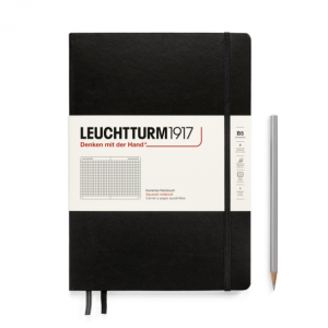 NOTATNIK LEUCHTTURM1917 COMPOSITION (B5)CZARNY, W KRATKĘ