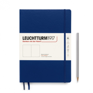 NOTATNIK LEUCHTTURM1917 COMPOSITION (B5)GRANATOWY, GŁADKI