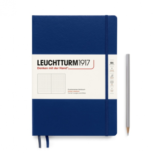 NOTATNIK LEUCHTTURM1917 COMPOSITION (B5)GRANATOWY, W KROPKI
