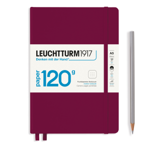 NOTATNIK LEUCHTTURM1917 EDYCJA 120 G MEDIUM BORDOWY W KROPKI