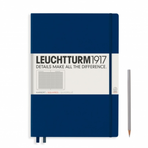 NOTATNIK LEUCHTTURM1917 MASTER CLASSIC (A4+) 233 S. GRANATOWY W KRATKĘ