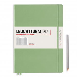 NOTATNIK LEUCHTTURM1917 MASTER SLIM (A4+) 123 S. SAGE, W KRATKĘ