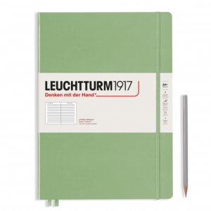 NOTATNIK LEUCHTTURM1917 MASTER SLIM (A4+) 123 S. SAGE, W LINIĘ