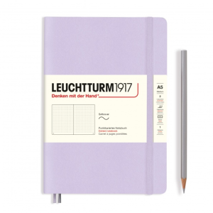 NOTATNIK LEUCHTTURM1917 MEDIUM (A5) MIĘKKA OPRAWA SMOOTH COLOURS LILAC W KROPKI