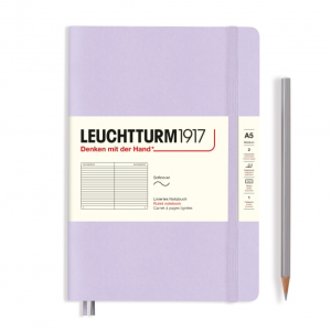 NOTATNIK LEUCHTTURM1917 MEDIUM (A5) MIĘKKA OPRAWA SMOOTH COLOURS LILAC W LINIĘ