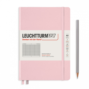 NOTATNIK LEUCHTTURM1917 MEDIUM (A5) MUTED COLOURS POWDER W KRATKĘ