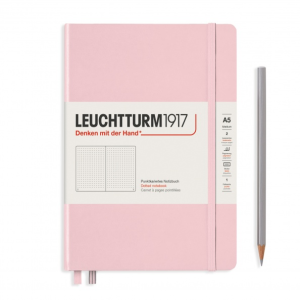 NOTATNIK LEUCHTTURM1917 MEDIUM (A5) MUTED COLOURS POWDER W KROPKI