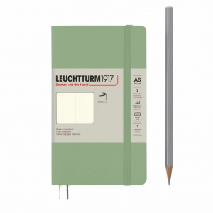 NOTATNIK LEUCHTTURM1917 POCKET (A6) SAGE GŁADKI