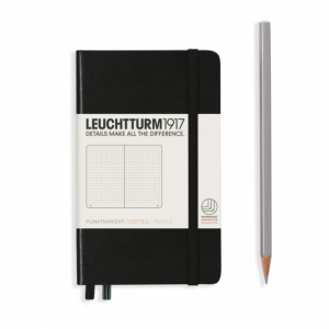 NOTATNIK LEUCHTTURM1917 POCKET (A6) CZARNY W KROPKI