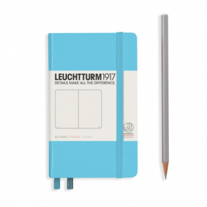 NOTATNIK LEUCHTTURM1917 POCKET (A6) JASNONIEBIESKI GŁADKI