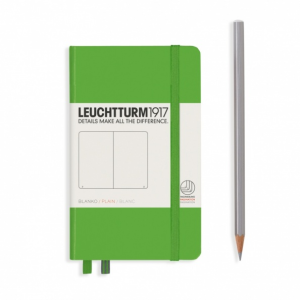 NOTATNIK LEUCHTTURM1917 POCKET (A6) JASNOZIELONY GŁADKI