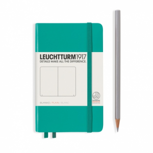 NOTATNIK LEUCHTTURM1917 POCKET (A6) LAZUROWY GŁADKI