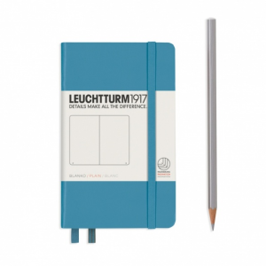 NOTATNIK LEUCHTTURM1917 POCKET (A6) NORDYCKI NIEBIESKI GŁADKI