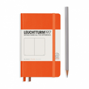 NOTATNIK LEUCHTTURM1917 POCKET (A6) POMARAŃCZOWY GŁADKI