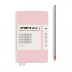 NOTATNIK LEUCHTTURM1917 POCKET (A6) POWDER W KRATKĘ