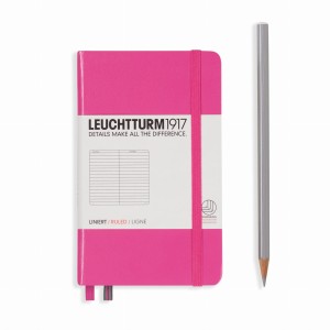 NOTATNIK LEUCHTTURM1917 POCKET (A6) RÓŻOWY W LINIĘ