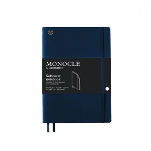 NOTATNIK MONOCLE BY LEUCHTTURM1917 COMPOSITION(B5)MIĘKKA OPRAWA GRANATOWY W KROPKI