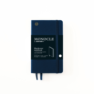 NOTATNIK MONOCLE BY LEUCHTTURM1917 POCKET(A6)GRANATOWY W KROPKI