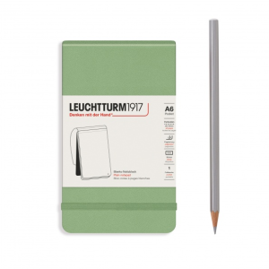 NOTATNIK REPORTERSKI LEUCHTTURM1917 POCKET (A6) SAGE GŁADKI