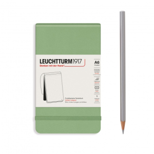 NOTATNIK REPORTERSKI LEUCHTTURM1917 POCKET (A6) SAGE W KROPKI