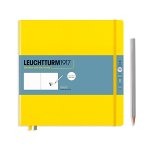 SZKICOWNIK LEUCHTTURM1917 SQUARE (225x225 MM) CYTRYNOWY
