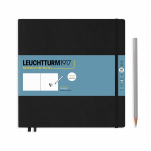 SZKICOWNIK LEUCHTTURM1917 SQUARE (225x225 MM) CZARNY