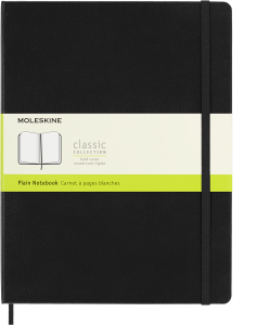 Notes Moleskine Classic XL (19x25cm) gładki, twarda oprawa, czarny