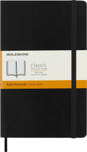 Notes Moleskine Classic L (13x21cm) w linie, miękka oprawa, czarny