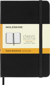 Notes Moleskine Classic P (9x14cm) w linie, twarda oprawa, czarny