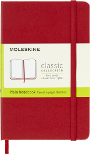 Notes Moleskine Classic P (9x14cm) gładki, twarda oprawa, czerwony
