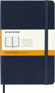 Notes Moleskine Classic L (13x21cm) w linie, twarda oprawa, granatowy