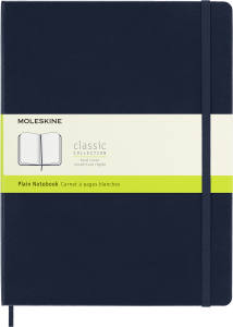 Notes Moleskine Classic XL (19x25cm) gładki, twarda oprawa, granatowy