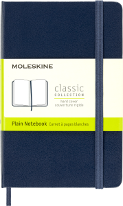 Notes Moleskine Classic P (9x14cm) gładki, twarda oprawa, granatowy