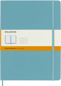 Notes Moleskine Classic XL (19x25cm) w linie, twarda oprawa, niebieski