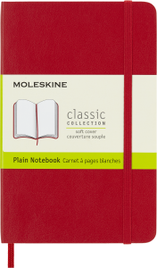 Notes Moleskine Classic P (9x14cm) gładki, miękka oprawa, czerwony