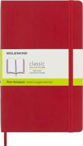 Notes Moleskine Classic L (13x21cm) gładki, miękka oprawa, czerwony