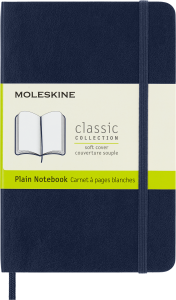 Notes Moleskine Classic P (9x14cm) gładki, miękka oprawa, granatowy