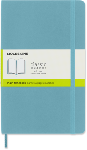 Notes Moleskine Classic L (13x21cm) gładki, miękka oprawa, niebieski