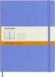 Notes Moleskine XL (19x25cm) w linie, twarda oprawa, fioletowy, 192 stron