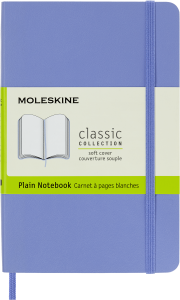 Notes Moleskine P (9x14cm) gładki, miękka oprawa, Hydrangea Blue, 192 strony