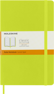 Notes Moleskine L (13x21cm) w linie, miękka oprawa, Lemon Green