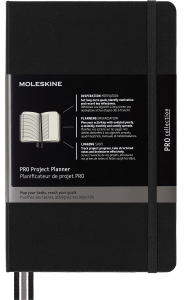 Notes Moleskine PRO Project Planner L (13x21 cm) twarda oprawa, czarny
