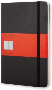 Adresownik Moleskine L (13x21cm) czarny, twarda oprawa, 240 strony