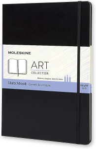Szkicownik Moleskine A3 (29,7x42cm), czarna, twarda oprawa, 96 stron
