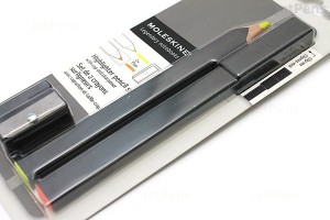 Zestaw Moleskine 2 zakreślacze pomarańczowy i żółty z drzewa lipowego z temperówką