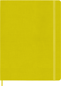 Notes Moleskine Classic XL (19x25cm) w linie, twarda oprawa, żółty