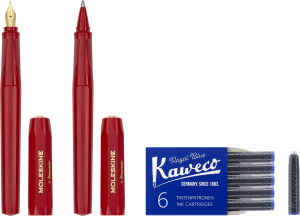 KAWECO X MOLESKINE ZESTAW PREZENTOWY CZERWONY