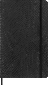 Notes Moleskine L (13x21cm) w linie, miękka oprawa BOA, czarny 100% Vegan w pudełku